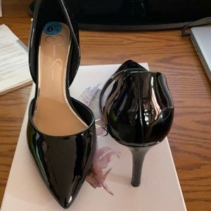 Jessica Simpson Black patent leather